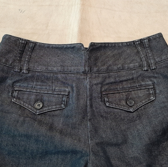 Express Dark Wash Denim Jean Shorts - Picture 7 of 7